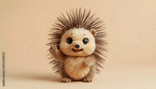 cute little hedgehog soft toy 