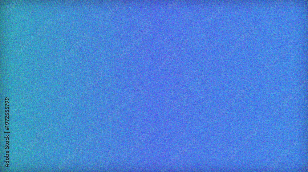 Fototapeta premium Vivid blue to cyan gradient with a noticeable grainy texture creating a refreshing and modern digital aesthetic