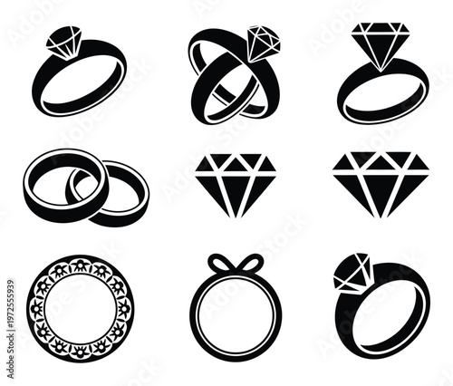 Collection of Diamond Ring and Gemstone