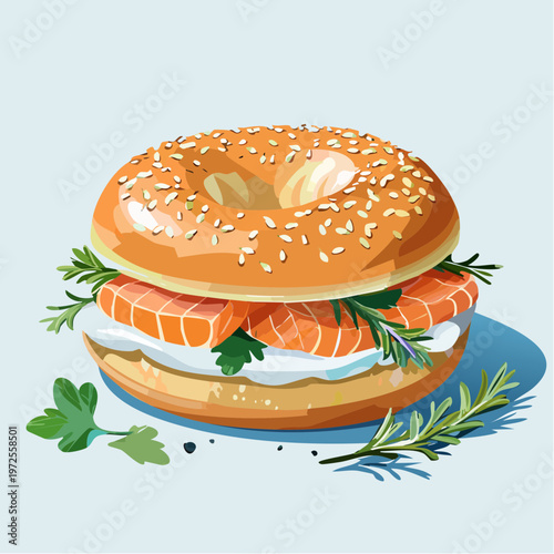 Smoked Salmon Bagel