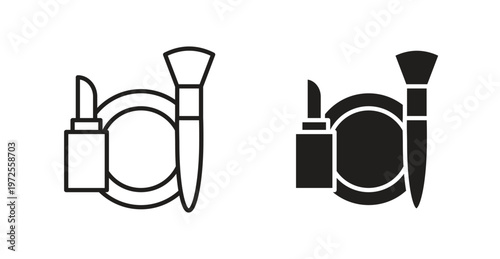 Cosmetics icon for web design. icon symbol vector