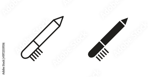 Eyeliner icon for web design. icon symbol vector