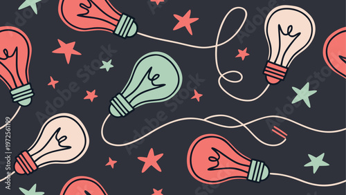 Collection of various viruses and bacteria under a microscope