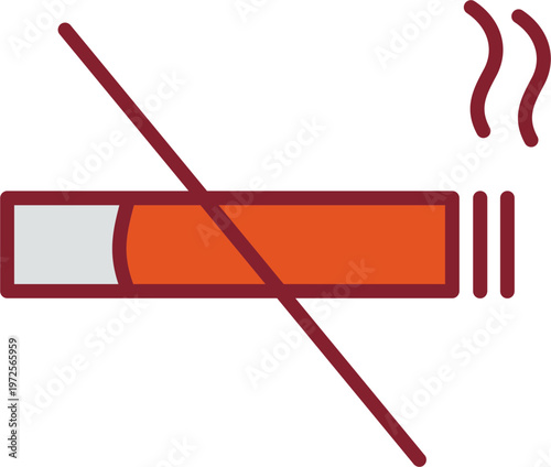 No Smoking Vector Icon