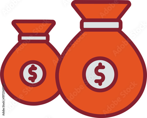 Money Bag Vector Icon