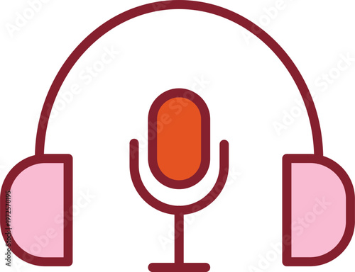 Podcast Vector Icon
