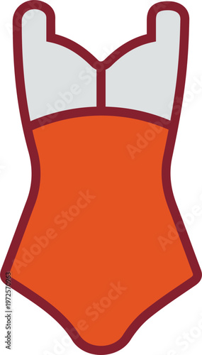 Swim Suit Vector Icon