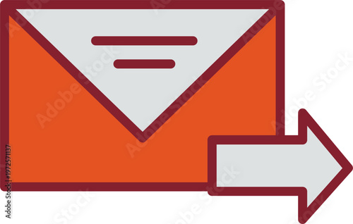 Send Message Vector Icon