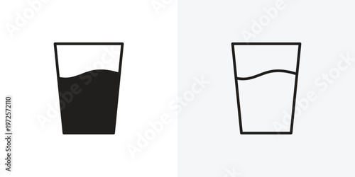 Glass vectors icons pack for apps and Ui Ux desigs