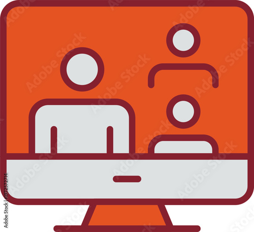 Videocall Vector Icon