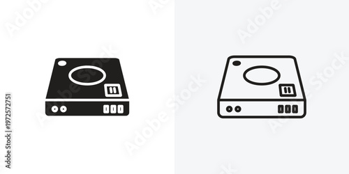 Hard Disk vectors icons pack for apps and Ui Ux desigs