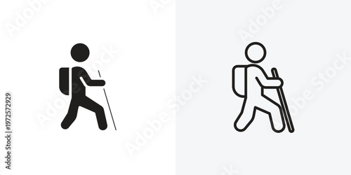 Hiking vectors icons pack for apps and Ui Ux desigs