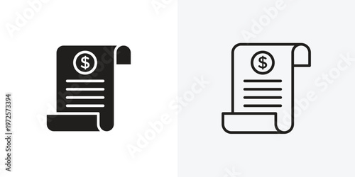 Invoice vectors icons pack for apps and Ui Ux desigs
