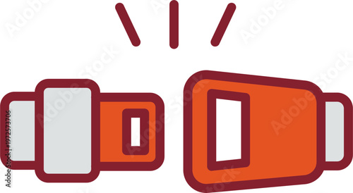 Seat Belt Vector Icon