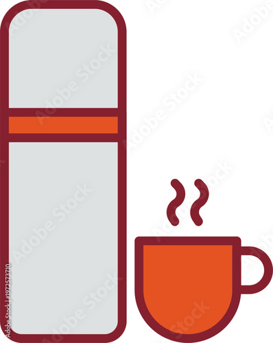 Thermos Vector Icon