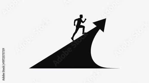 A minimalist black and white vector illustration depicting three stacked industrial safety helmets