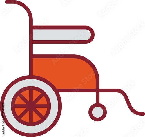 Wheelchair Vector Icon