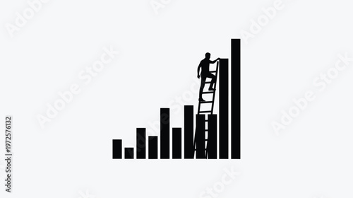 A silhouette of a construction worker sitting down and taking a break from heavy manual labor