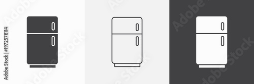 Fridge icon element for design projects and web designs