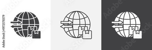 Import and export icon element for design projects and web designs