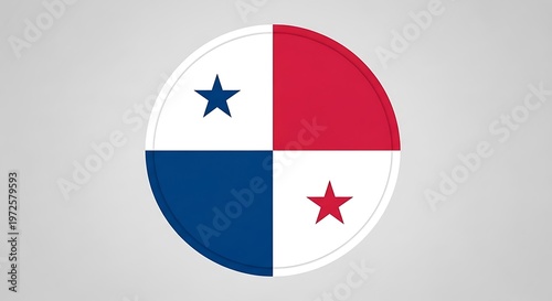 The national flag of panama featuring its distinctive quadrilateral design with blue, red, and white colors and stars Free Download The national flag of panama featuring its distinctive quadrilateral design with blue, red, and white colors and stars - GFXLoad
