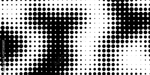 Distressed background in black and white texture with dark spots, scratches and lines. Abstract illustration