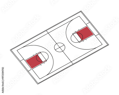 Minimal Basketball Vector Collection – Clean Sports Icons and Player Silhouettes, Flat Design