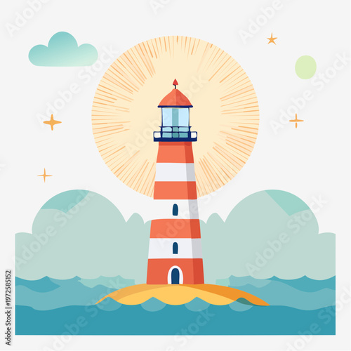 Phare Géométrique Maritime
