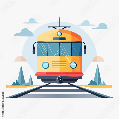 Train Géométrique Voyage
