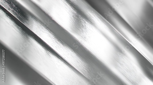 Abstract texture displays parallel diagonal ridges with high reflectivity and metallic sheen