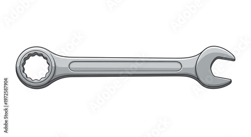 Photos Adjustable combination spanner tool.