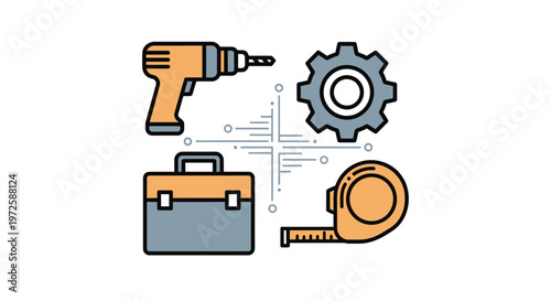 Tools for construction and repair work.