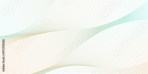 Premium background design with white line pattern (texture) in luxury pastel colour. Abstract horizontal vector template for business banner, formal backdrop, prestigious voucher, luxe invite