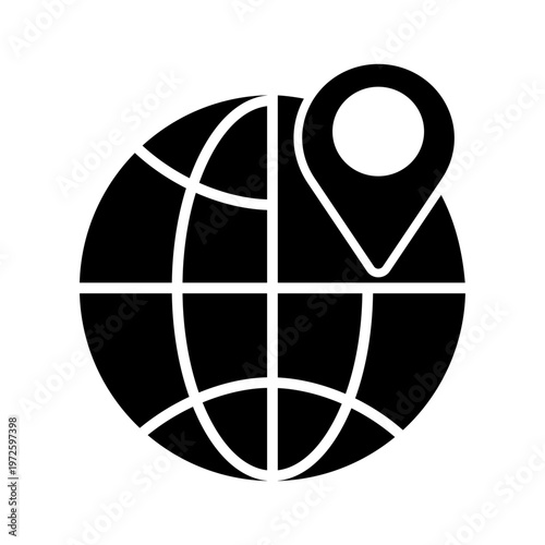 Geo Tagging Vector Icon