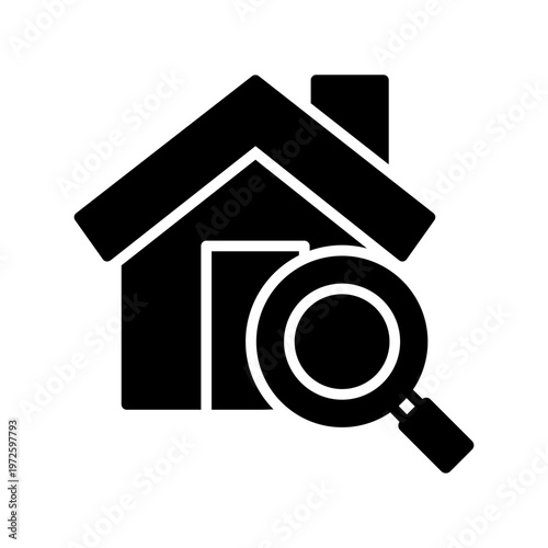 Rental Search Vector Icon