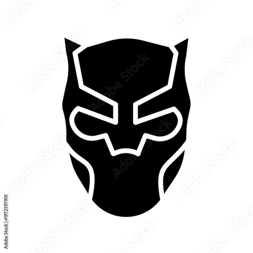 Masked Avenger Vector Icon