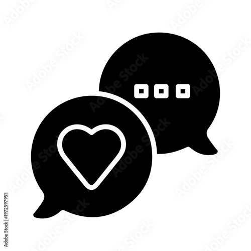 Social Comment Vector Icon
