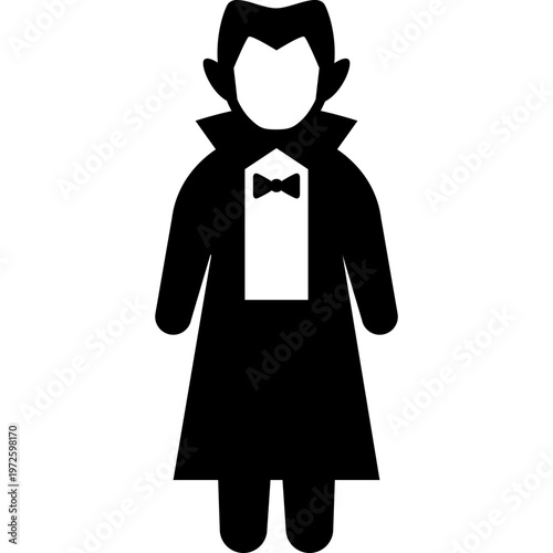 vector illustration of a dracula