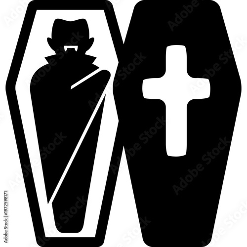 vector illustration of a dracula