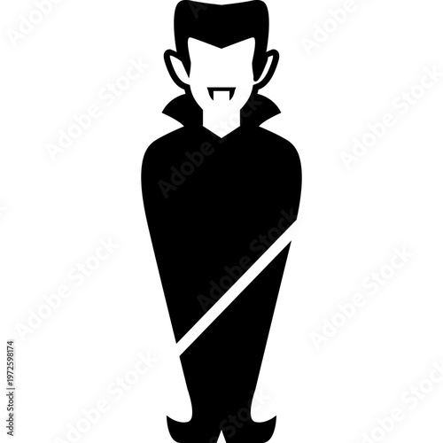vector illustration of a dracula