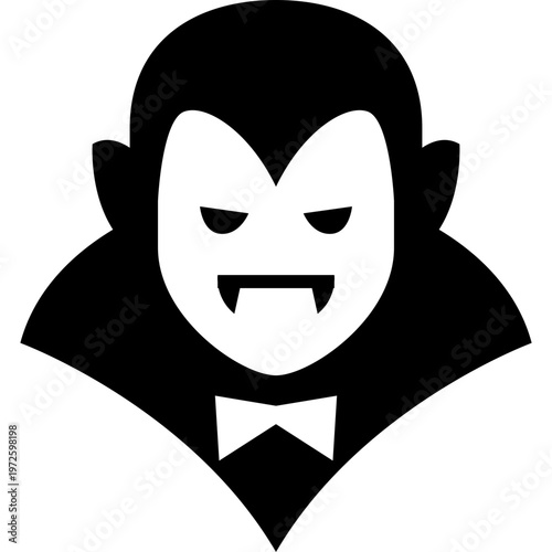 vector illustration of a dracula