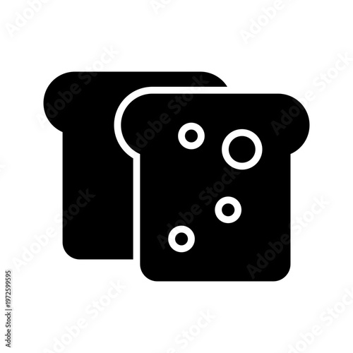 Toasted Bread Vector Icon