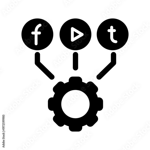 Social Media Manager Vector Icon