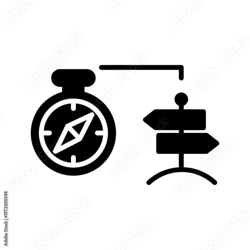 Orienteer Vector Icon