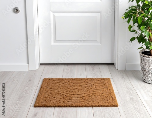 Cozy Welcome Mat at the Entrance of a Home.