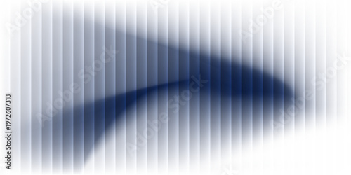 Vector ribbed glass texture background. Blue white grey ribbed glass. Natural color. Mesh gradient. acrylic ribbed bath surface. Reeded glass background semitransparent overlay. Bath wall window