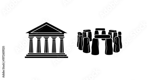 People standing in front of building.