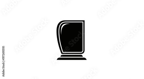 Black blender icon, simple vector illustration on white background.