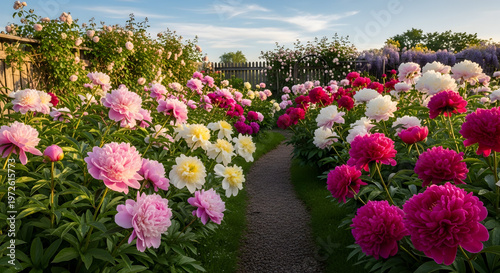 field of tulips