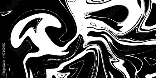 abstract black and white liquid marble texture seamless vector illustration with modern technology inspired fluid patterns and elegant monochrome design